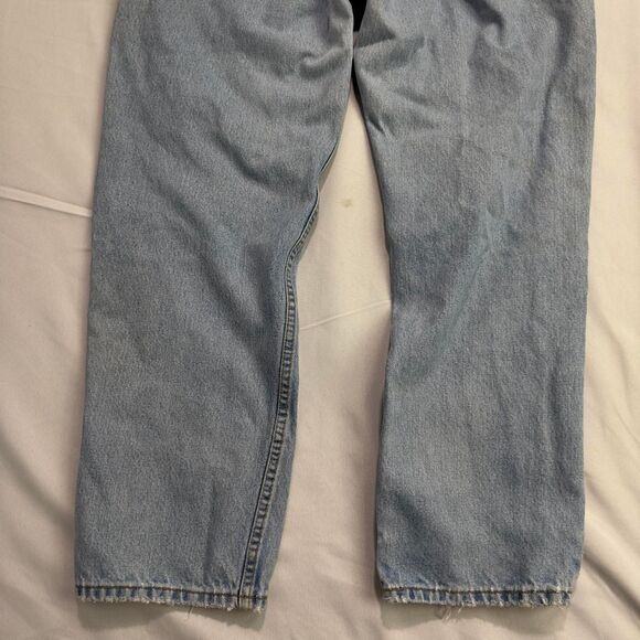 Levi’s 550 Relaxed Fit Jeans Mens W34 L30 Light Wash Blue Vintage Workwear Denim - Picture 2 of 6